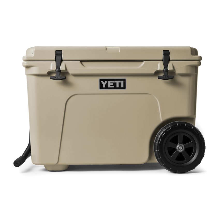 Wheeled Cooler, Tan, large