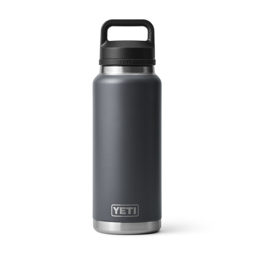 36 oz Water Bottle, Charcoal, large