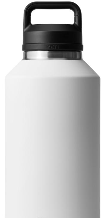 64 oz Water Bottle, White, large