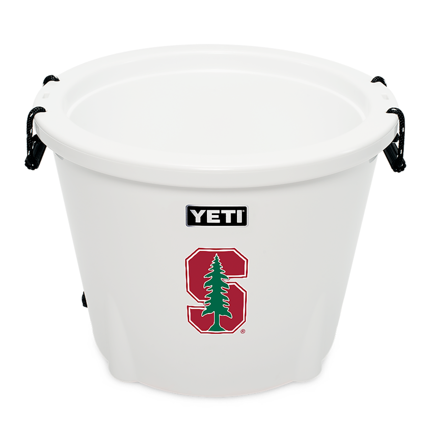 100% Authentic Yeti Beer & Barware - White Rambler Beverage Bucket