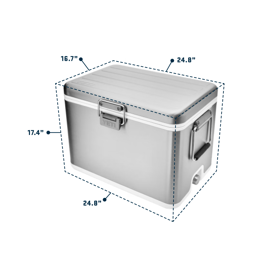 YETI V Series Stainless Steel Hard Cooler