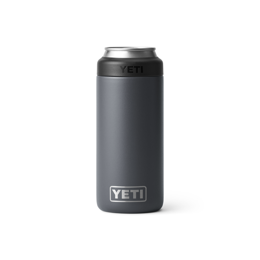 12 oz Colster® Slim Can Cooler, Charcoal, large