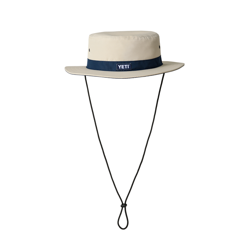 Boonie Hat, Tan/Navy, large