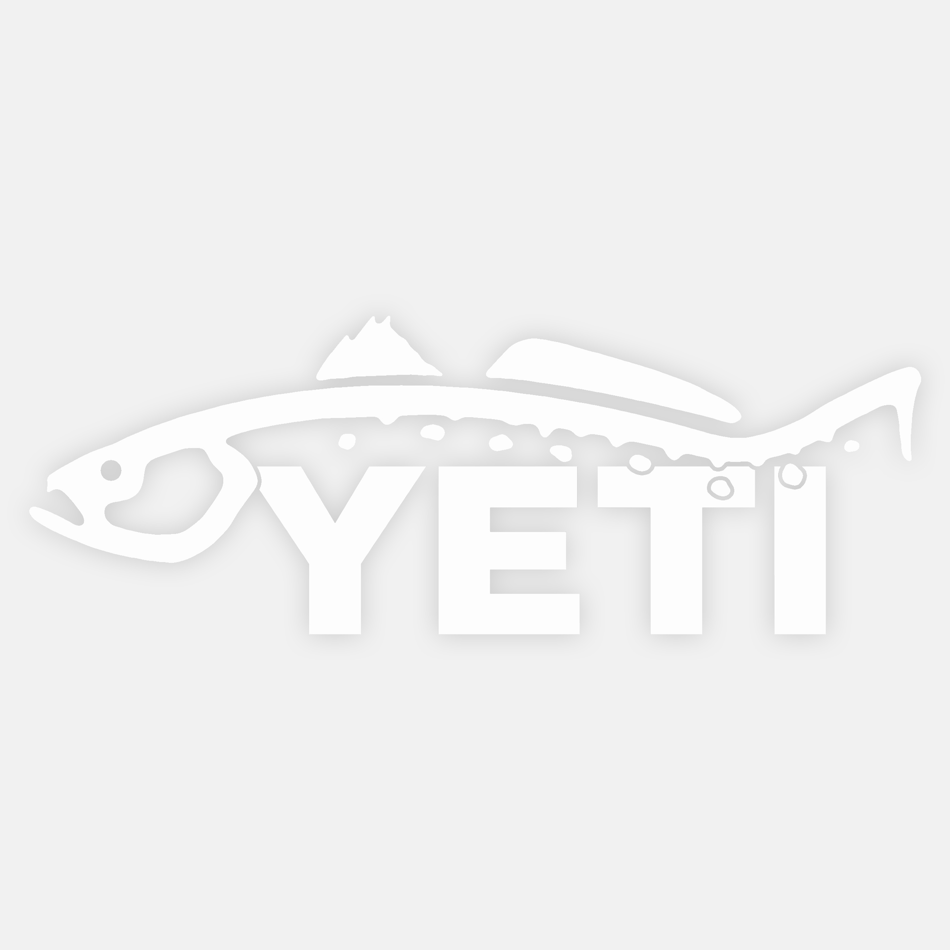 Simms Fishing Outdoor Sports Trout Vinyl Decal Sticker Window Cooler Orange 