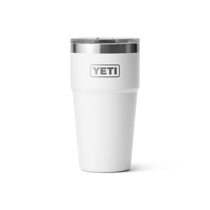 20 oz Stackable Cup, White, large