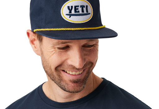 YETI Big Wave Flat Brim Rope Hat