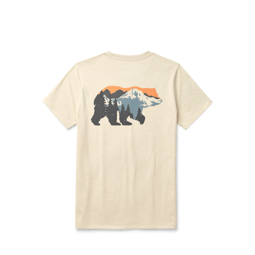Adult Unisex Fly Fishing Bear Graphic Tee