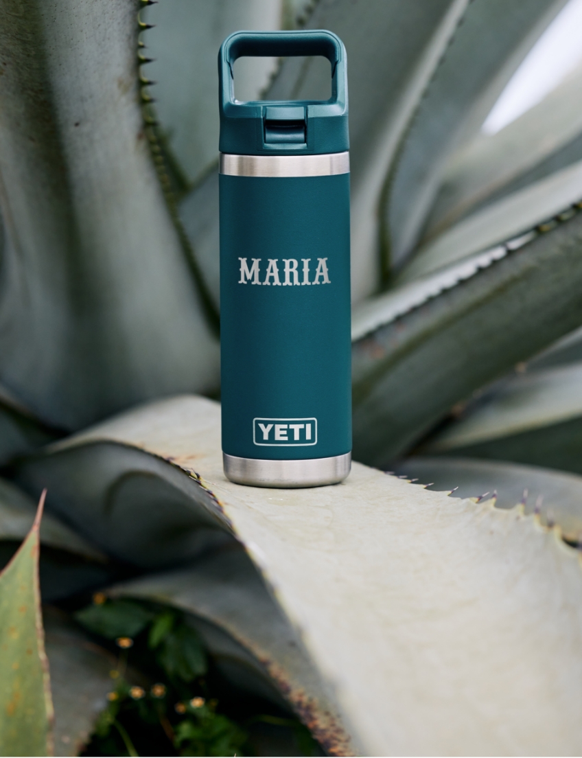 Yeti store flask bottle