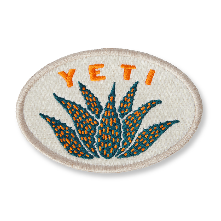 YETI Logo Agave Patch, Agave Teal, large