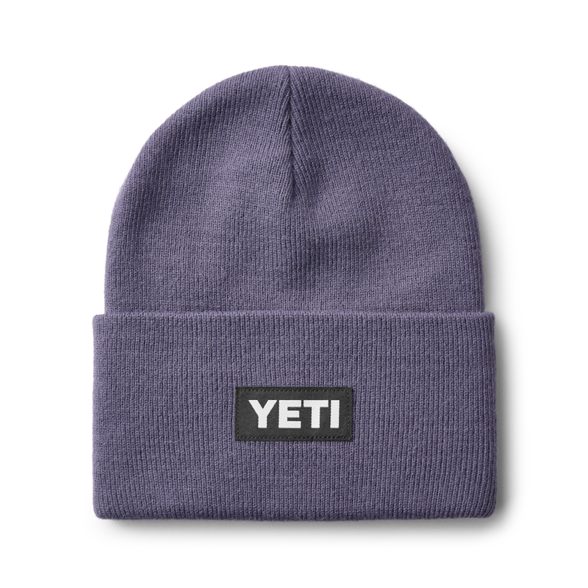 Yeti Logo Badge Beanie - Dark Purple
