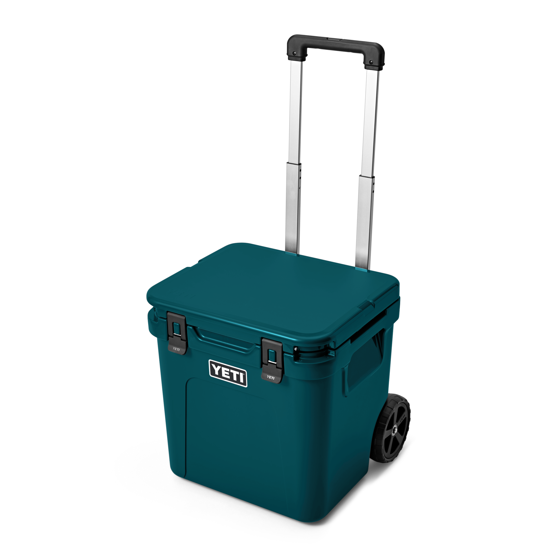 Personal cooler with wheels outlet
