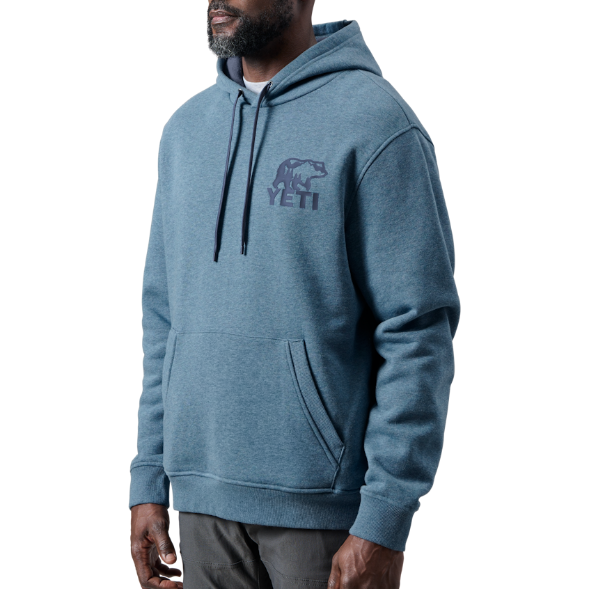 Brushed Fleece Bear Pullover Hoodie